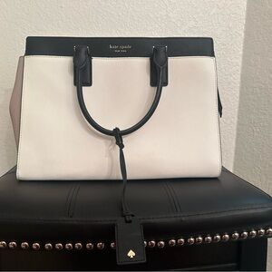 Kate Spade Elegant Black and White Satchel